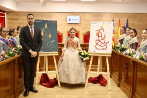 Fallera mayor Infantil Valencia cartel oficial fallas Mislata 2023
